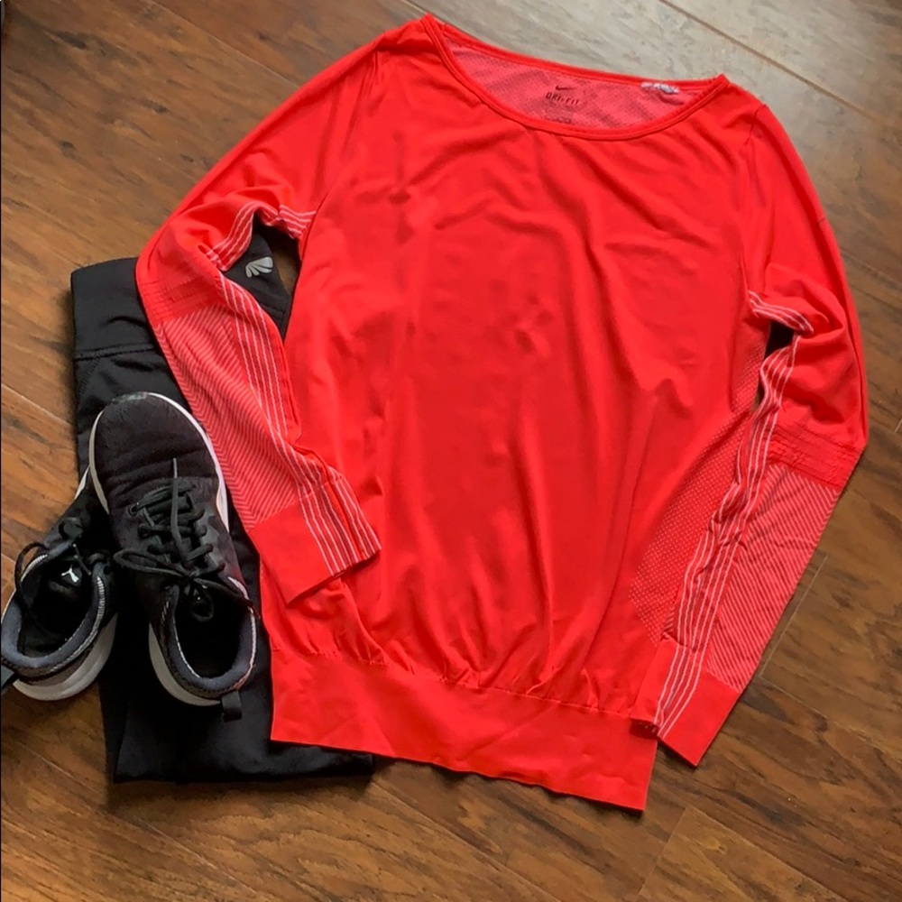 Nike Dri Fit Long Sleeve Top